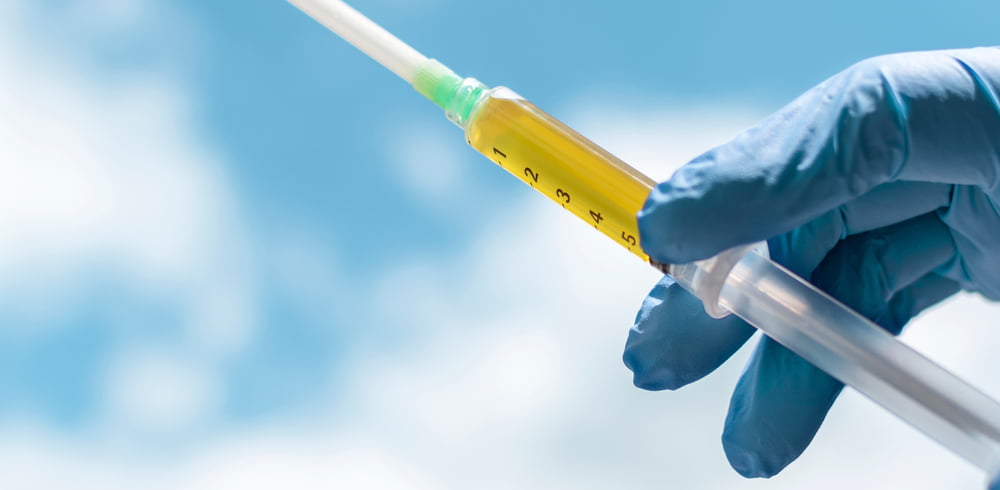 Platelet rich plasma syringe for PRP therapy